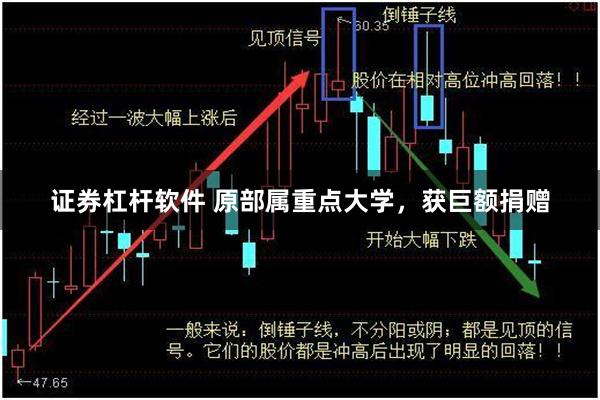 证券杠杆软件 原部属重点大学，获巨额捐赠