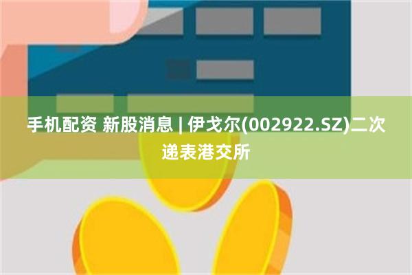 手机配资 新股消息 | 伊戈尔(002922.SZ)二次递表港交所