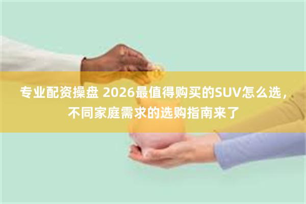 专业配资操盘 2026最值得购买的SUV怎么选，不同家庭需求的选购指南来了