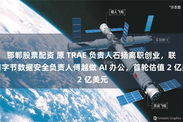 邯郸股票配资 原 TRAE 负责人石扬离职创业，联手前字节数据安全负责人傅越做 AI 办公，首轮估值 2 亿美元